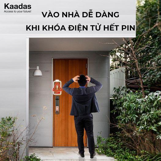 VÀO NHÀ DỄ DÀNG KHI KHÓA ĐIỆN TỬ HẾT PIN