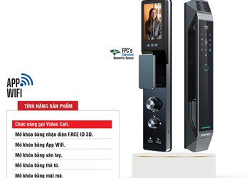 Khóa cửa nhận diện khuôn mặt Faster FS868 CNC Face ID