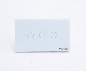 Công tắc thông minh Vconnex 3 nút không viền