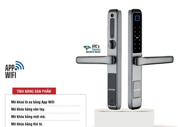 Khóa cửa nhôm Faster FS6800 Grey
