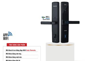 Khóa cửa thông minh wifi FS800 APP-BL