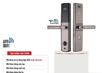 Khóa cửa thông minh wifi FS800 APP-BR